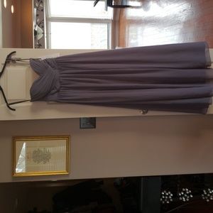 Bill Levokoff Bridesmaids pewter Dress style 740